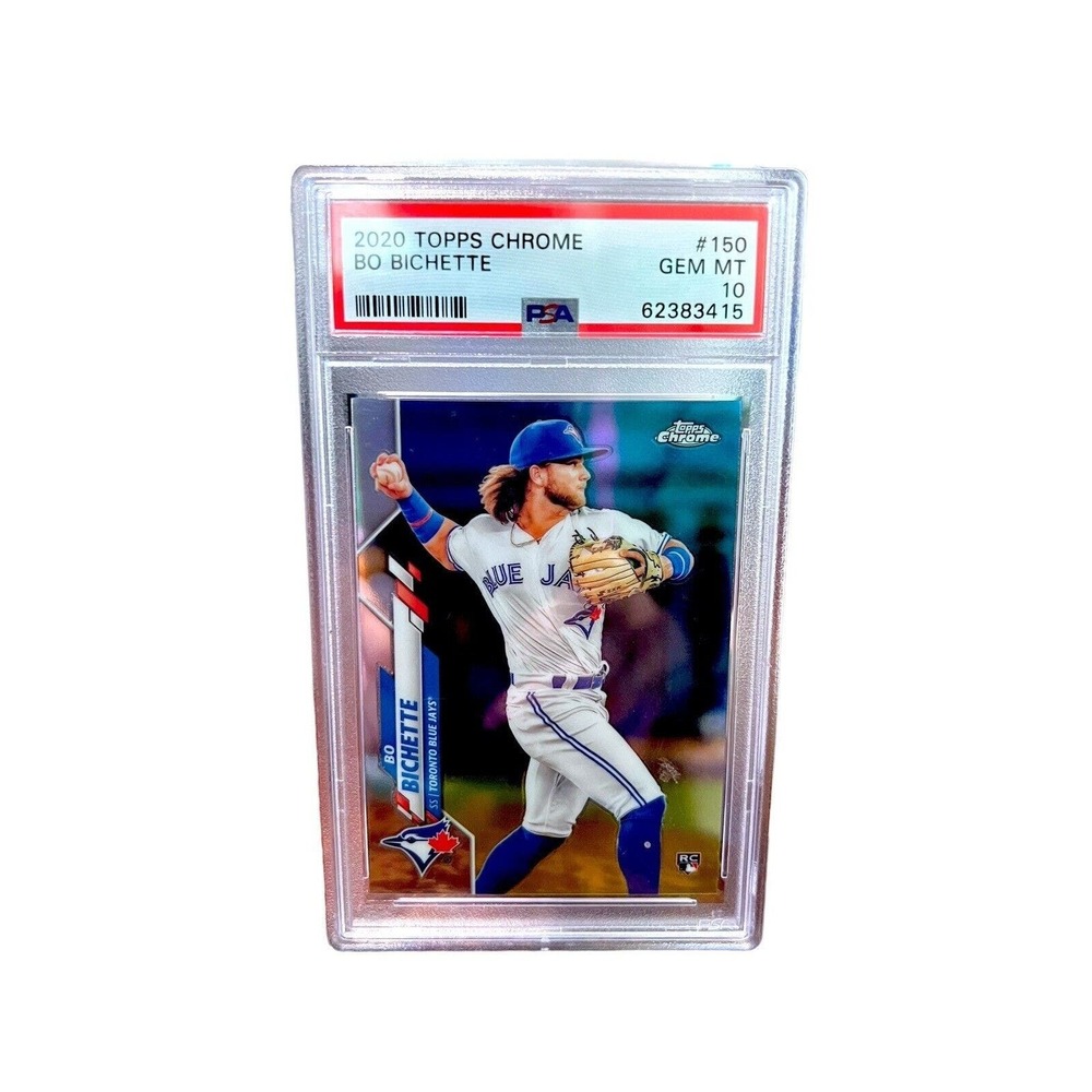 2020 Topps Chrome Bo Bichette Refractor Rookie RC #150 PSA 10 Toronto Blue Jays